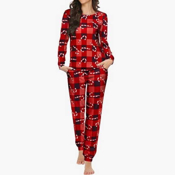 Intimates & Sleepwear New Candy Cane Christmas Pajamas Set Xl Poshmark